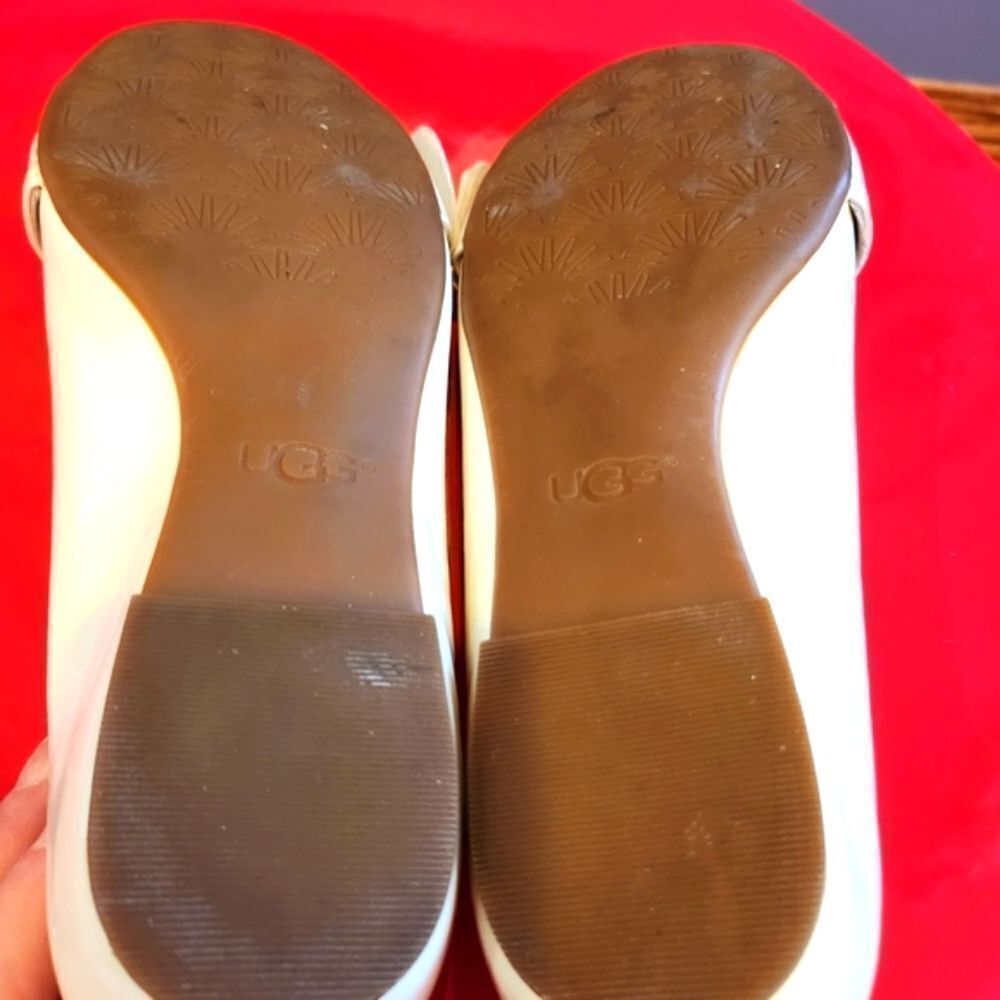 UGG Cream Loafers with Fuzzy Detail - Picture 5 of 6